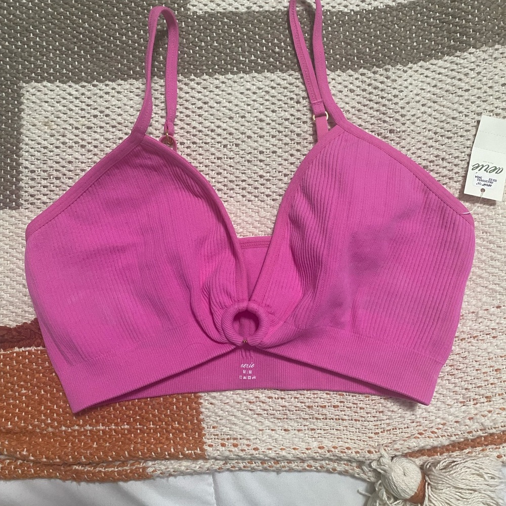 Aerie seamless ring plunge bralette